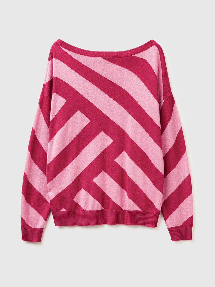 BOAT-NECK SWEAT.L/S Women image number 6